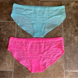 NEW! VS Pink Large 2 Pair Undies
